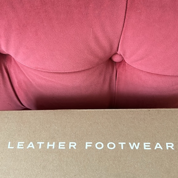 FANTASTIC YACHT SHOES WOMEN 5.5 SKY BLUE LEATHER PENNY LOAFERS HANDMADE NIB - Picture 6 of 6